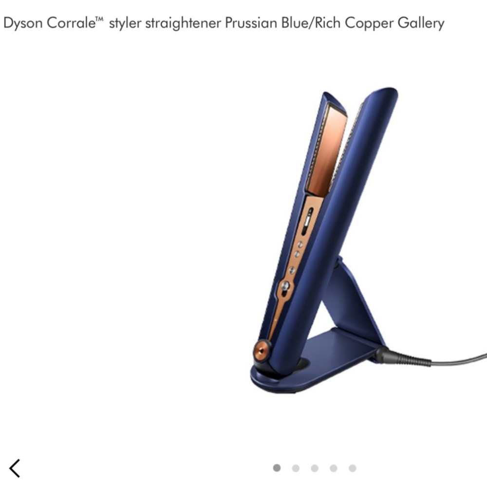 Dyson Corrale Flat Iron (Prussian Blue/ Rich Copper) Like new in box